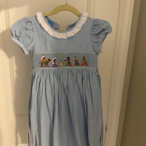 ANAVINI | Dresses | Blue Corduroy Nativity Dress | Poshmark ANAVINI | Dresses | Blue Corduroy Nativity Dress | Poshmark